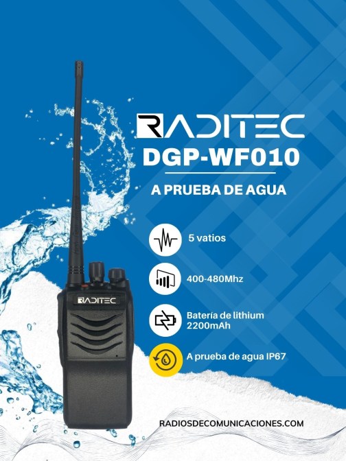 Radio de Comunicación - Raditec -DGP-WF010